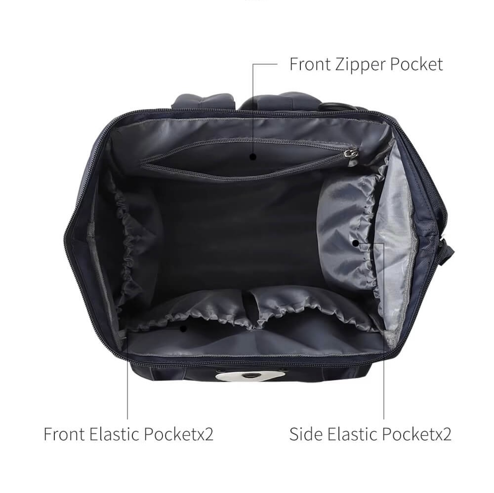 Mommy Maternity Nursing Modern Backpack Large Capacity Waterproof Cartoon Design Travel Stroller Nappy Diaper Change Bags Backpacks in Red, Dark navy blue, Coffee brown, Orange, Green