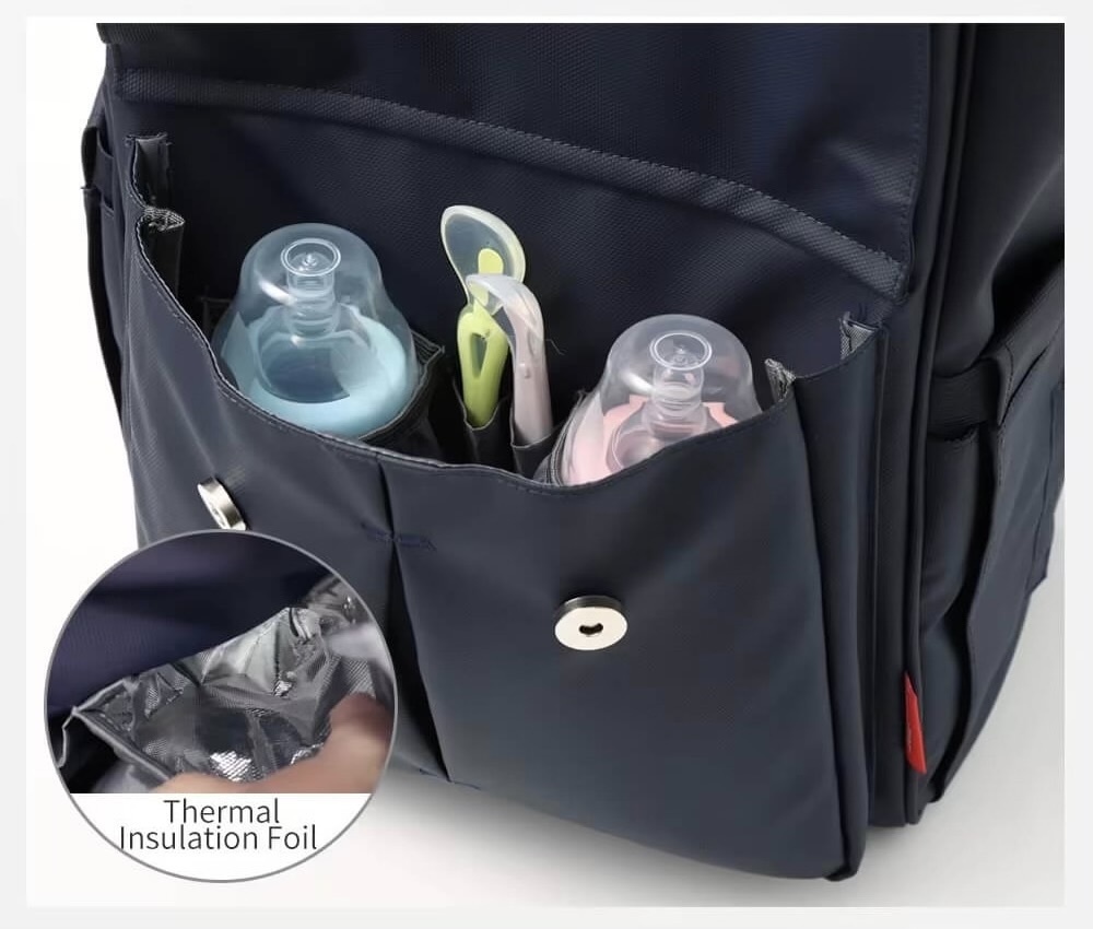 Mommy Maternity Nursing Modern Backpack Large Capacity Waterproof Cartoon Design Travel Stroller Nappy Diaper Change Bags Backpacks in Red, Dark navy blue, Coffee brown, Orange, Green