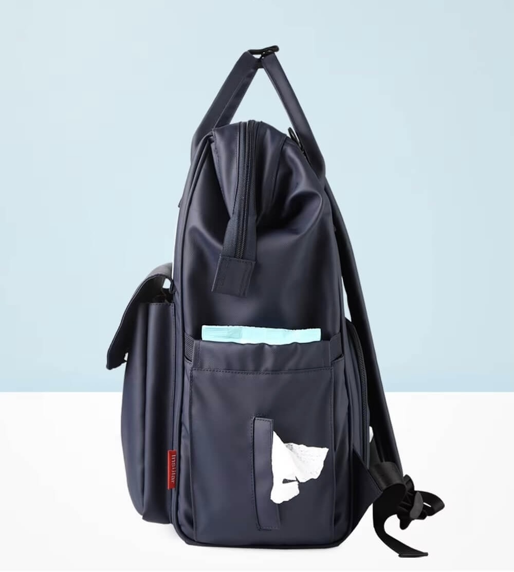 Mommy Maternity Nursing Modern Backpack Large Capacity Waterproof Cartoon Design Travel Stroller Nappy Diaper Change Bags Backpacks in Red, Dark navy blue, Coffee brown, Orange, Green