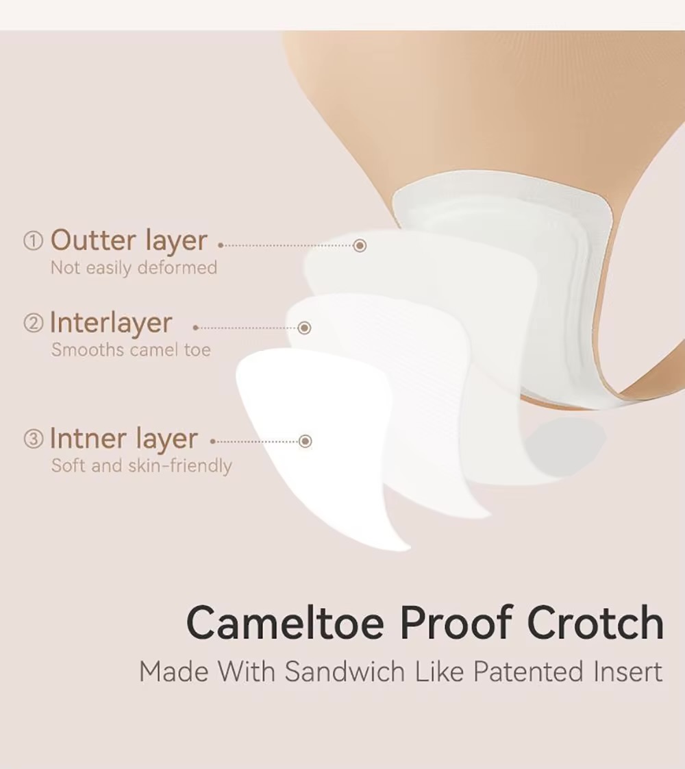 Women’s woman womens petite-, tall-, plus-, size Anti-Cameltoe Anti Camel Toe Cover Thongs Seamless G-String Workout Panties Cameltoe Proof Underwear for sports activewear Gym Yoga Running Leggings