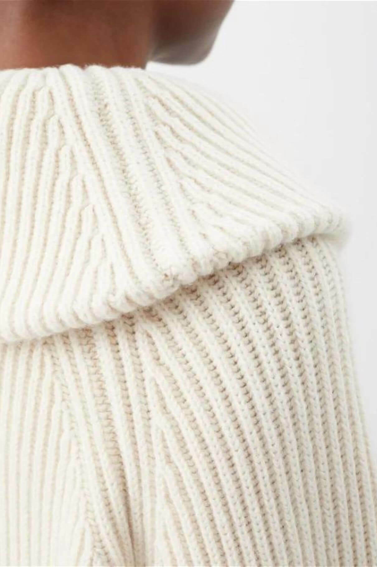 Rib Knit Sweater magnolia    Women's Fall autumn Winter Spring workwear Thickened Large Lapel collar merino wool Knitted Loose Casual Pullovers womens Woolen Sweaters Oversize Oversize Tops for Woman in white kh@ite raisa