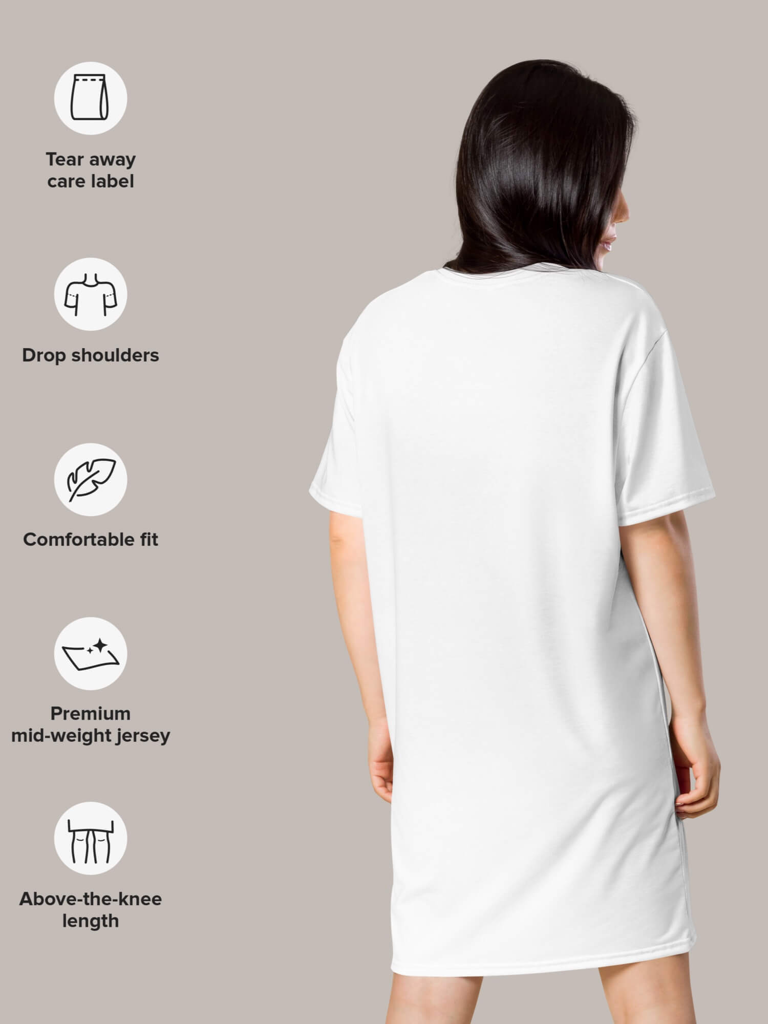 大和 T-Shirt Dress       Women’s Japanese Nihon look sakura rising sun crewneck short sleeves above knee midi dresses for woman in white with multi red print dusk blue letters and  in petite-, tall-, plus-, size Womens grunge punk goth y2k round o-neck hip Popstar 1950s bee bop look rockstar swing crew neck streetwear Japan “Yamato” T-shirts