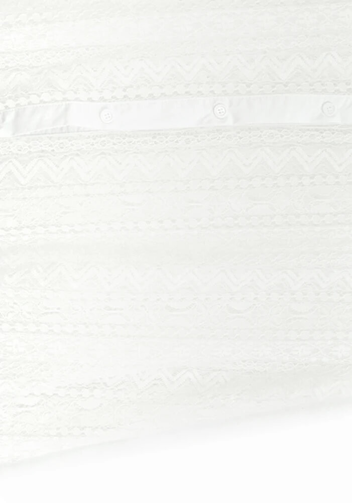 Women’s woman womens hollow out lace perspective big size lapel turn-down collar button-up short sleeves Fashion Tide Spring Summer holiday getaway vacation Midi Shirt Dress dresses in white
