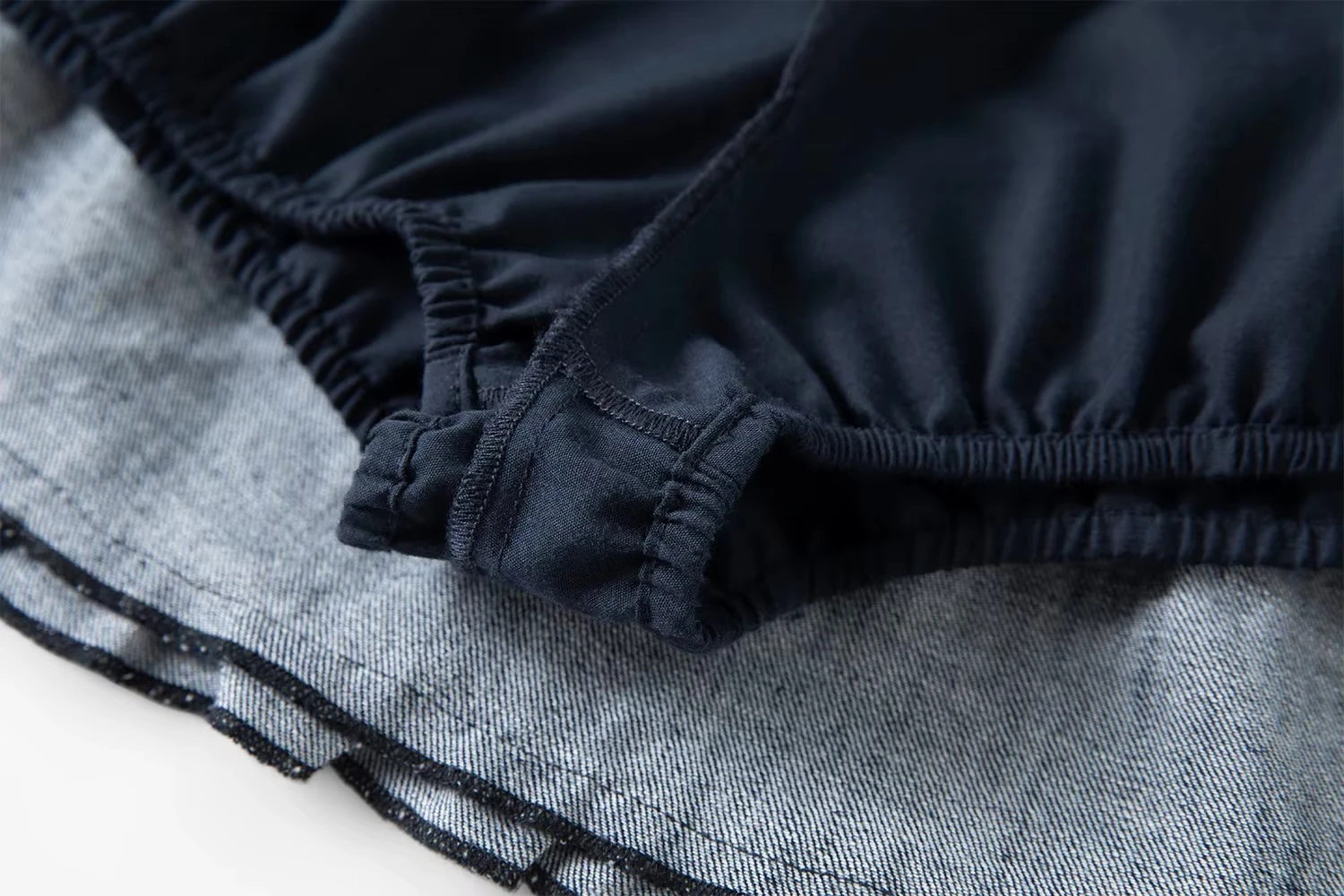 Women’s woman womens petite-, tall-, plus-, size Casual Summer holiday vacation getaway evening party wear indie style loose classic Vintage vintage style Female ruffle pleats high rise waist zip-up close empire waistline irregular trim hem patchwork pleated mini skirt Fashion skirts in dark blue