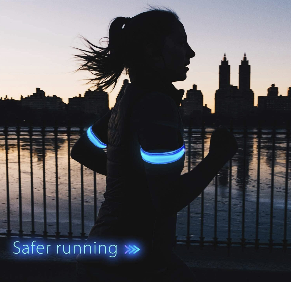 LED Glowing ArmBand in Blue