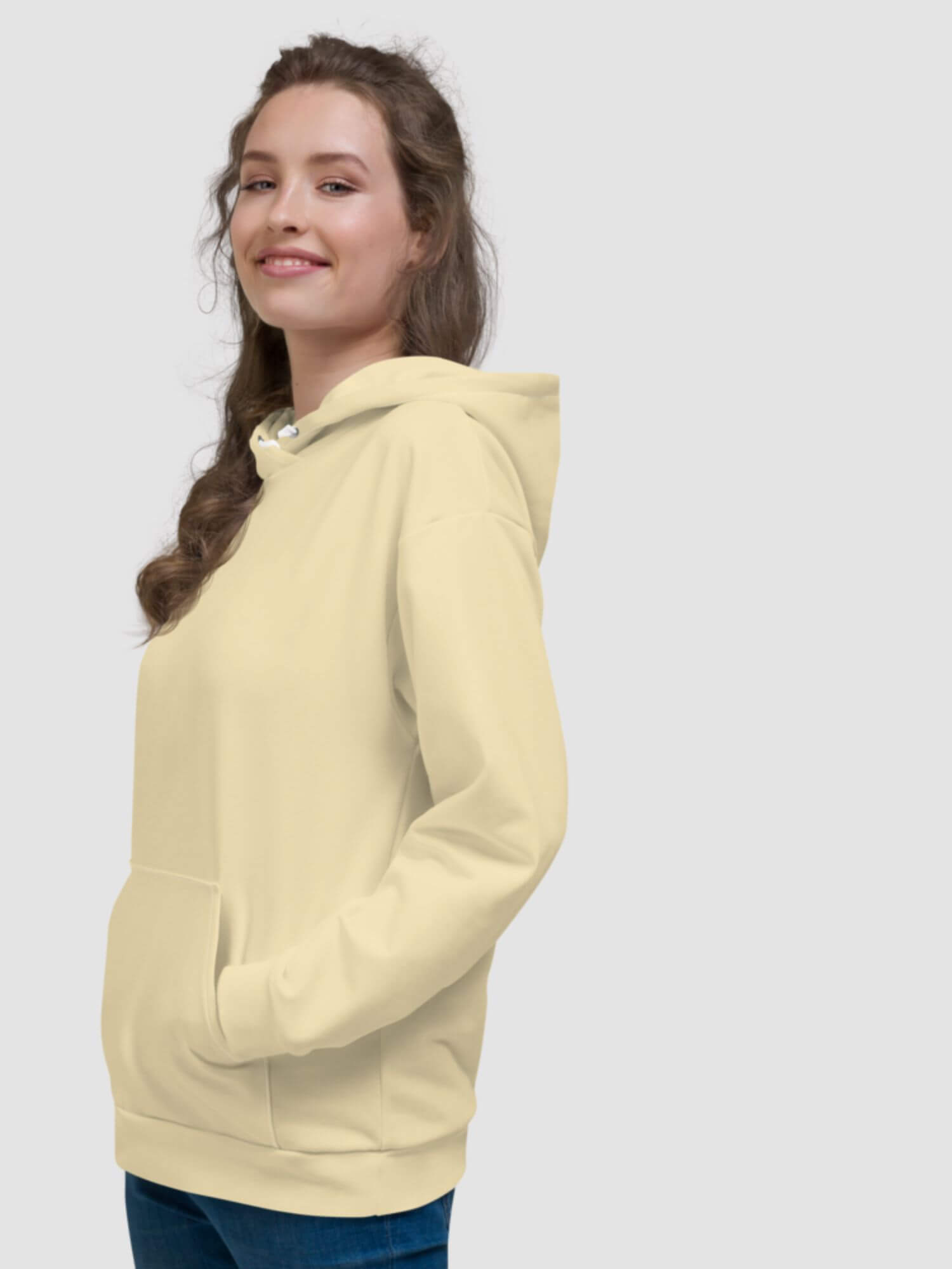 Vintage SuperSoft Hoodie     Genderful Women’s Men’s gen z a generation youth hooded Undefined unisex anywear fitness sports sweatshirts for woman man in banana yellow Mens womens Petite-, tall-, plus- size Activewear sweatshirt