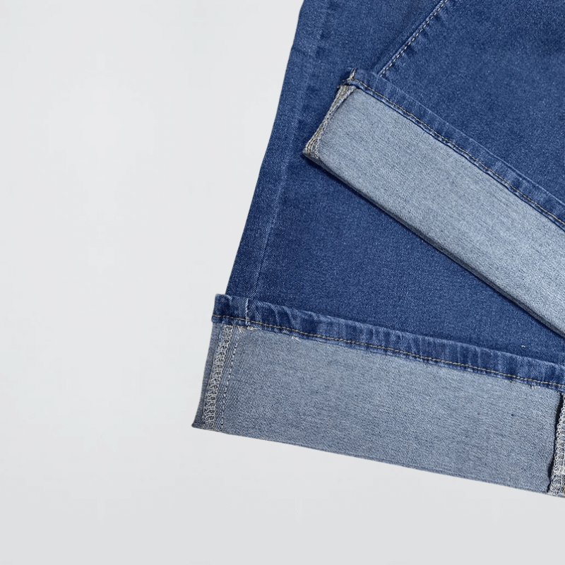 Women's woman womens  petite-, tall-, plus-, size Spring Summer Fall Autumn European and the United States American Fashion High-rise Waisted Leg Rolled Straight fit Casual Wide-Legged zipper button fly five 5 pockets close Pants distressed fit denim Jeans in blue