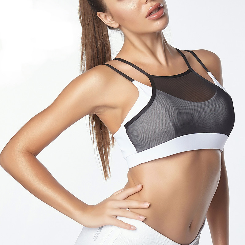 Mesh Sports Bra Top