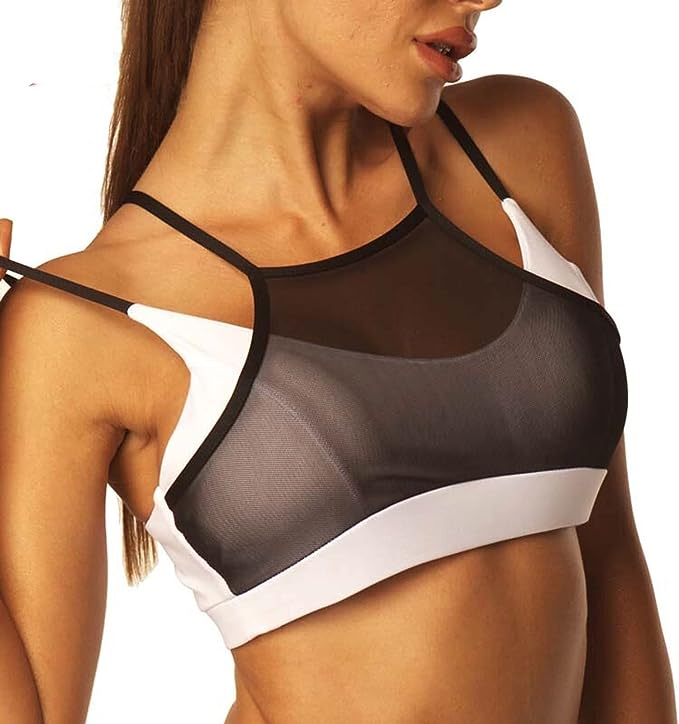 Mesh Sports Bra Top