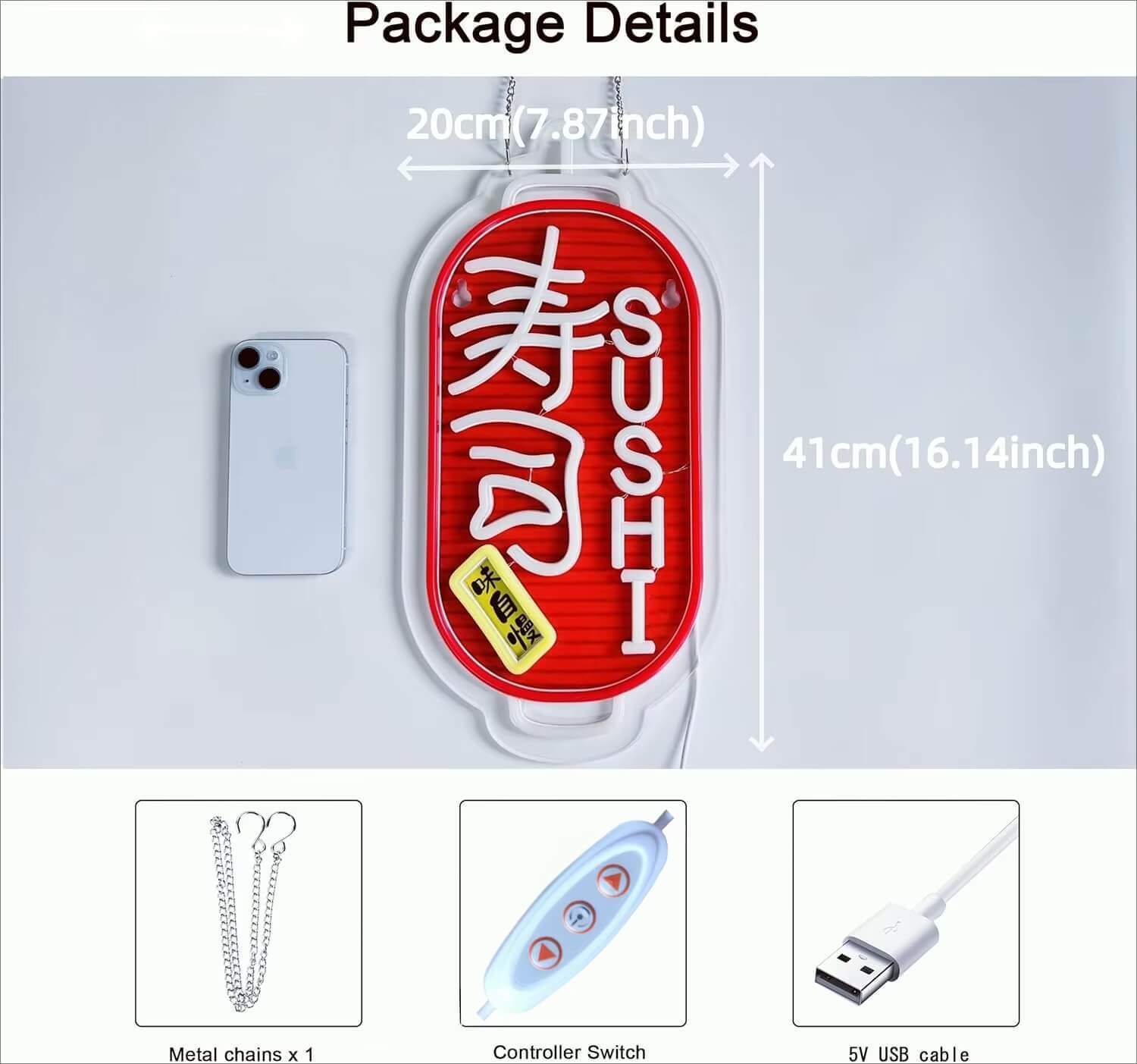 Japanese Sushi Neon Sign Lights for Restaurant Bar Pub Business Kitchen Man Cave Decor Aesthetics Draw Celebratory Gifts in multi color