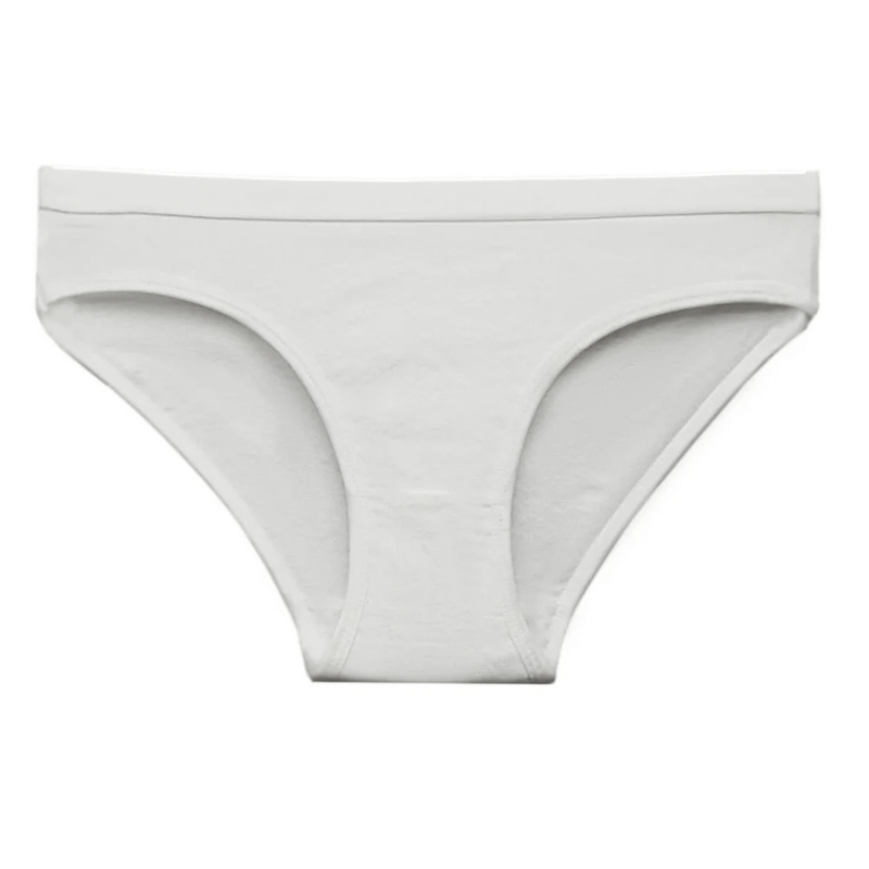 Women’s 5-piece 5 PCS/SET 100% Cotton Womens Low-rise Panties Lingerie Briefs M-XL Sexy Ladies Intimates Underwear For Woman Female Pantys tall-, plus-, size Underpants in pastel Light Gray grey,