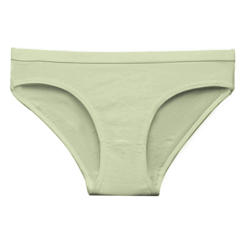 Women’s 5-piece 5 PCS/SET 100% Cotton Womens Low-rise Panties Lingerie Briefs M-XL Sexy Ladies Intimates Underwear For Woman Female Pantys tall-, plus-, size Underpants in pastel olive green