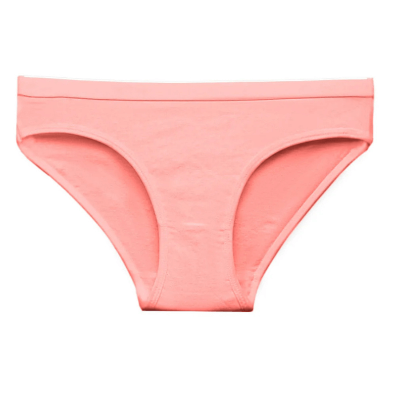 Women’s 5-piece 5 PCS/SET 100% Cotton Womens Low-rise Panties Lingerie Briefs M-XL Sexy Ladies Intimates Underwear For Woman Female Pantys tall-, plus-, size Underpants in pastel Pink