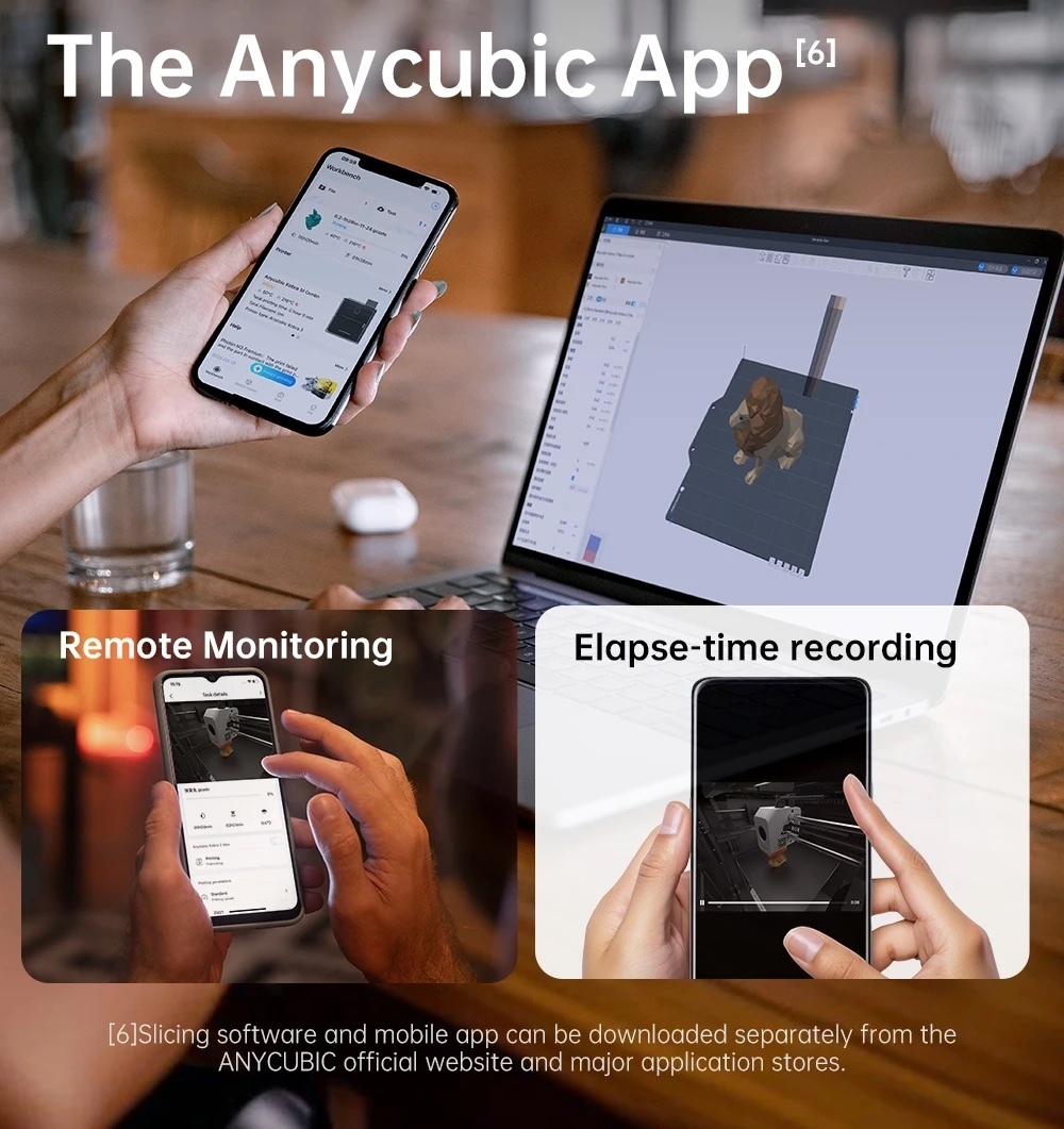 Anycubic Kobra S1 Combo Multi-Color 3D Printer Max Speed 600mm/s Core XY Stable Structure High Precision 3D Printers in Gray grey