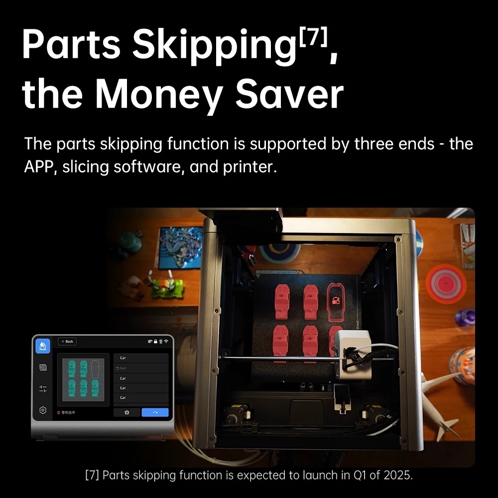 Anycubic Kobra S1 Combo Multi-Color 3D Printer Max Speed 600mm/s Core XY Stable Structure High Precision 3D Printers in Gray grey