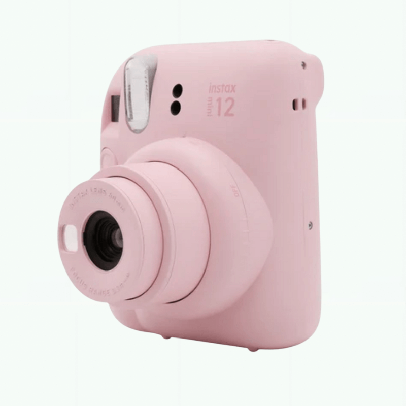 Fujifilm Instax Mini 12 Instant Camera with Built-In Flash & Hand Strap, fashion style cute gift in Camera 10 Film, White, Green, Blue, Pink, Lilac purple festival party event holiday vacation getaway wedding gift