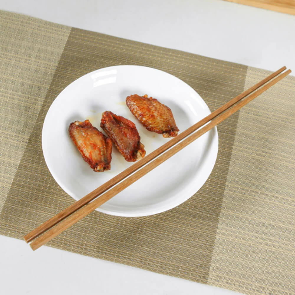 Super Long Cooking Chopsticks 38CM Wooden Cook Noodles Deep Fried Hot Pot Chinese Style Food Sticks Kitchen Tools serveware Tableware in natural wood color