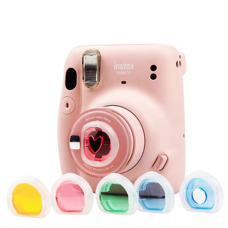 Original Fujifilm Instax Mini 11 Instant Camera Kit with 40 sheets mini film paper camera shoulder strap bag Party vacation getaway holiday accessories bundle kits in Lilac Purple, Blush Pink, Sky Blue, White, Black