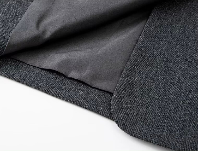 Women&rsquo;s woman womens petite-, tall-, plus-, size gray Commuter charcoal Gray Blazer Spring Summer Fall Autumn wfh workwear Minimalist Casual Double-Breasted Daily Office Long Sleeves Blazers Outerwear Jackets in grey