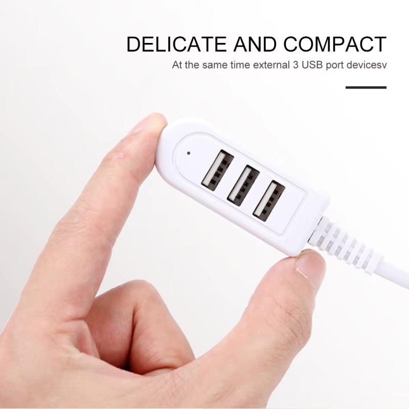 3-Port Multi-USB Hub 5V Splitter  One for Three charger extension cable external extension cables USB3.0 splitters hubs in 30cm and 120cm cable size short long lengths