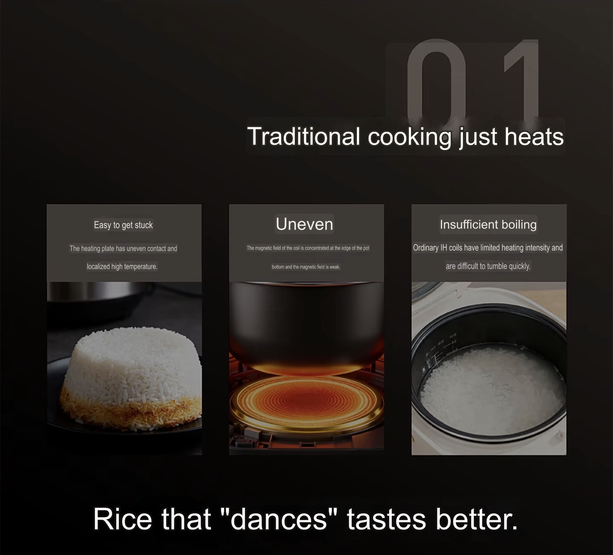 Office home kitchen 4L IH Dual-Drive Titanium Zero Coating Rice Cooker 316L Stainless Steel Low Sugar Even Heating Rice cookers Makers appliances in silver