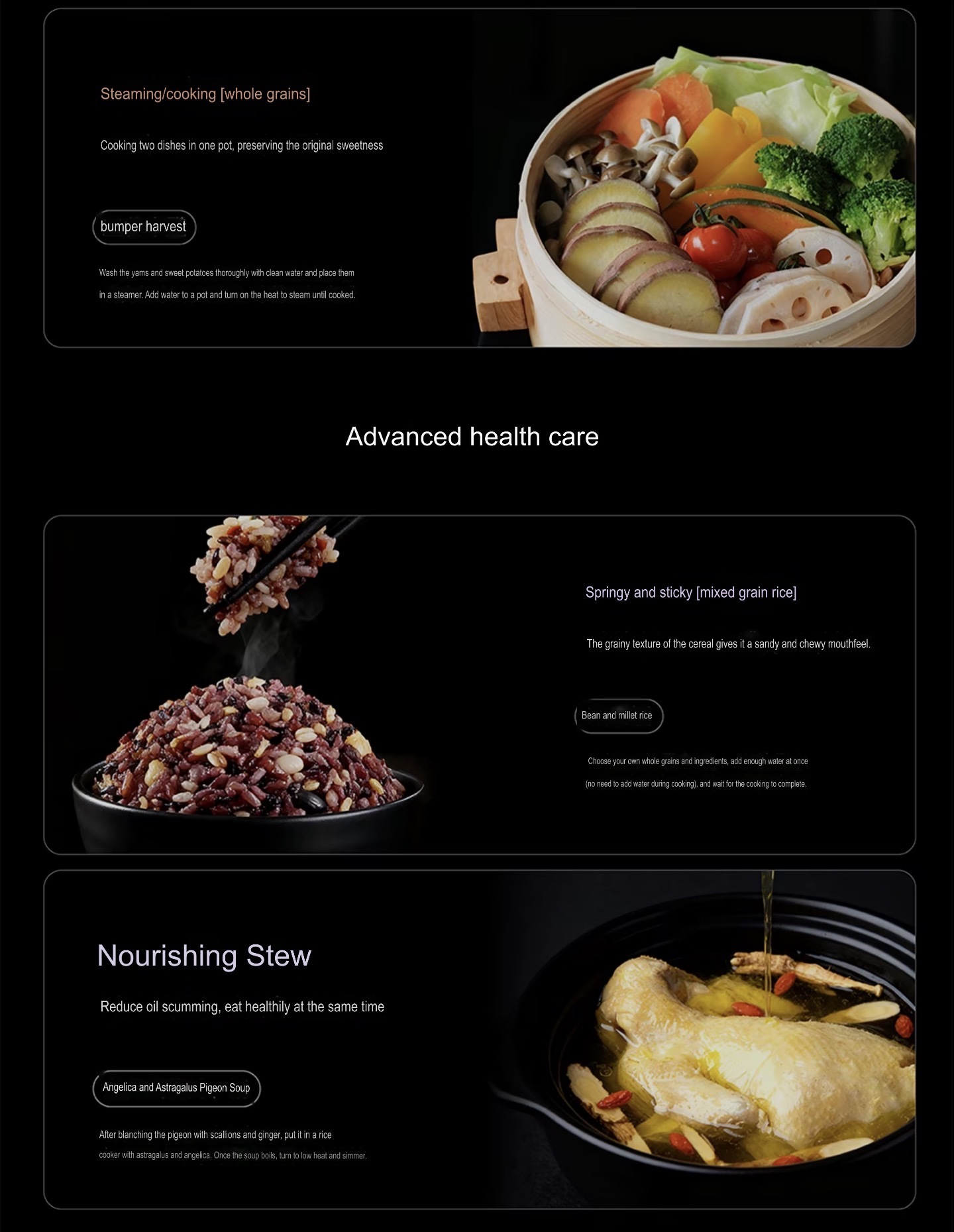 Office home kitchen 4L IH Dual-Drive Titanium Zero Coating Rice Cooker 316L Stainless Steel Low Sugar Even Heating Rice cookers Makers appliances in silver