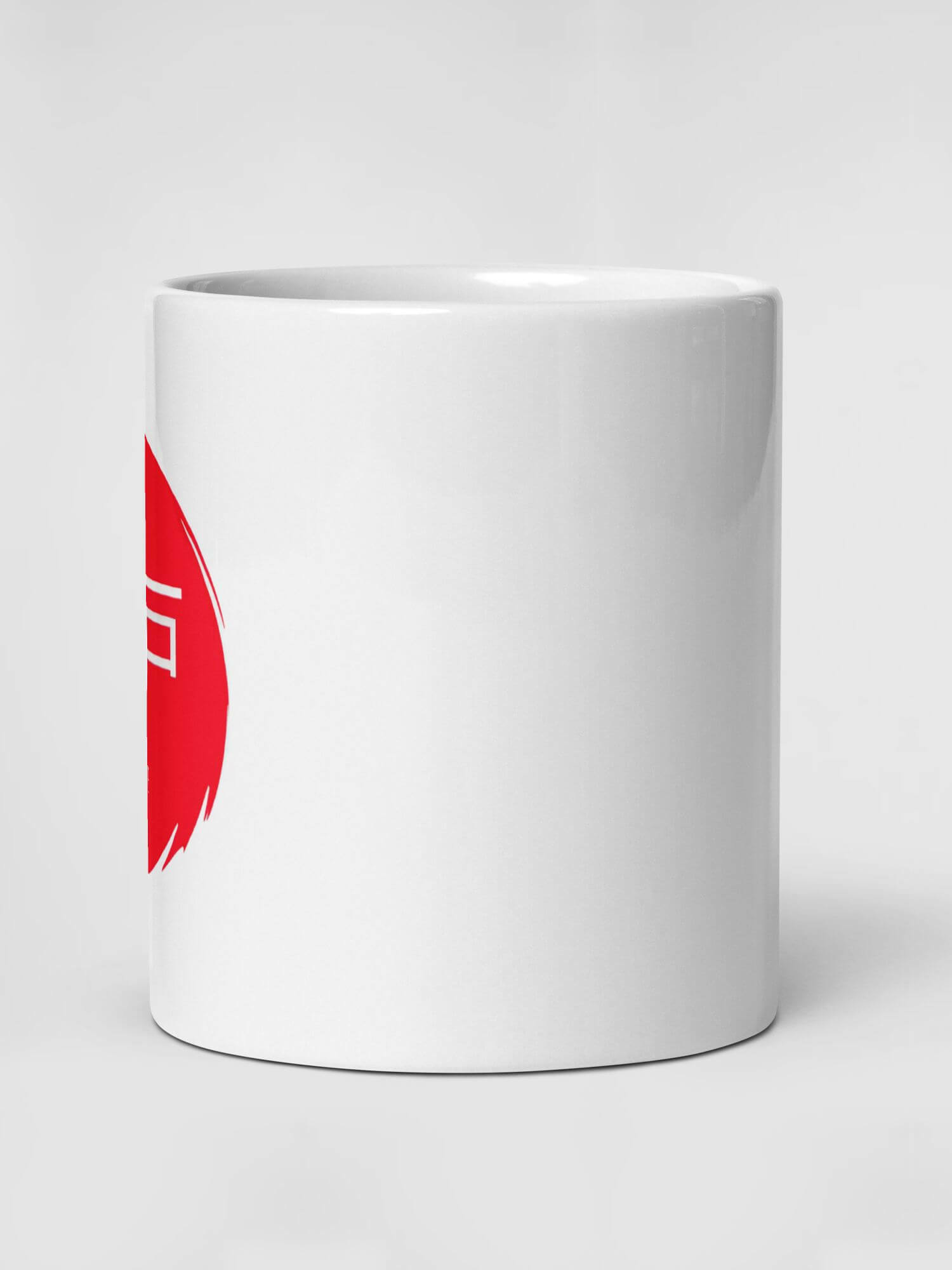 Glossy Kobe Mug    Japanese country city design drinks cup coffee, tea, juice, milk drinking cups miteigi-Logo branded product item tumblers ceramics cartoon pattern in white with red design collections Japan nippon JPN Nihon cities souvenirs collectors mugs