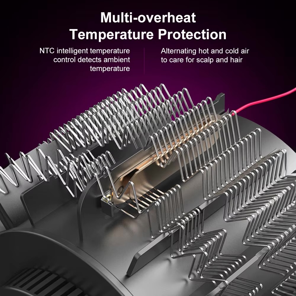 Bathroom beauty and skincare 2400W Powerful Negative Ion Hair Dryer High Speed Hairdryer Thermo-Control Fast Dry Home Blow Dryer Hair Care Salon Styling Tools accessories 2400W in Gray grey