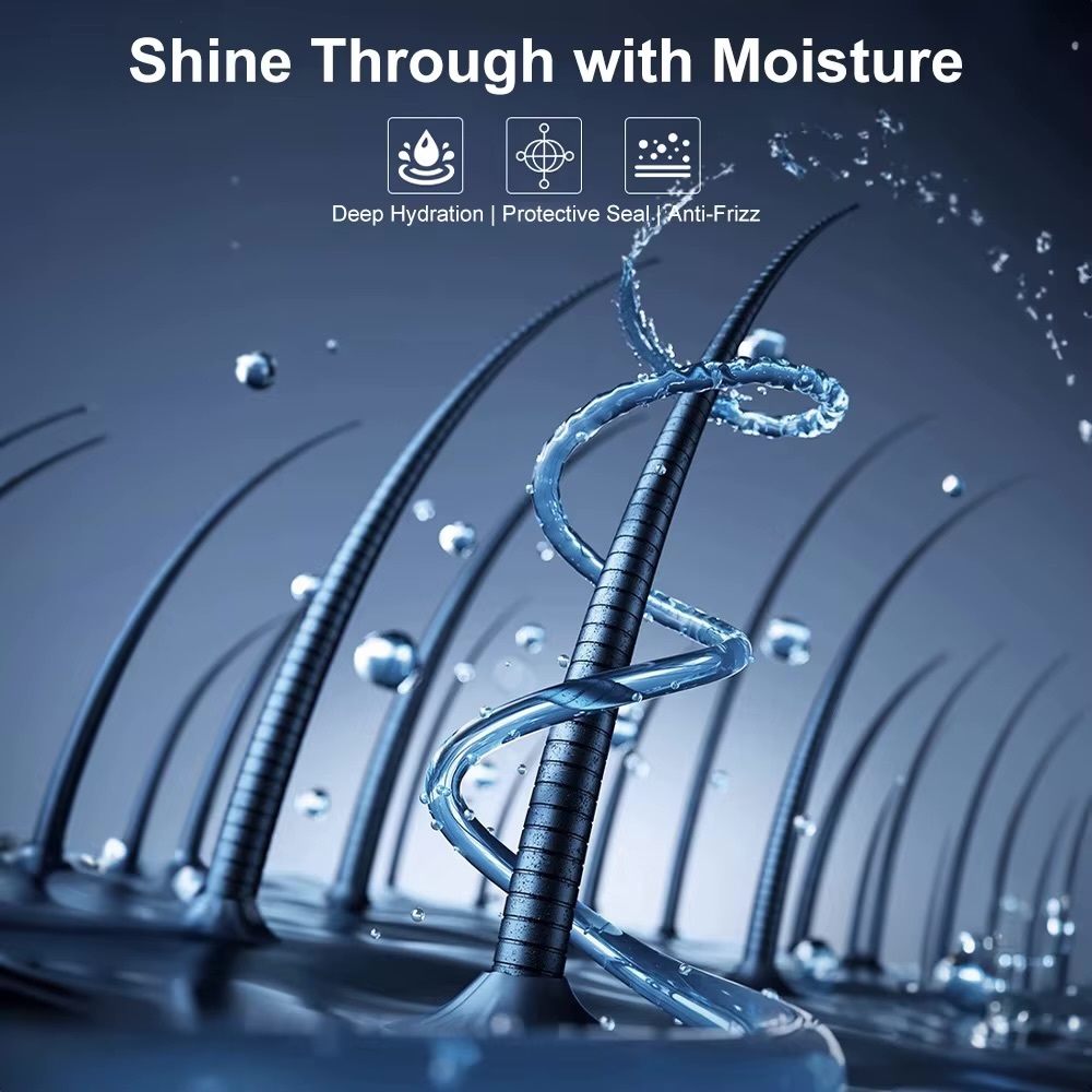 Bathroom beauty and skincare 2400W Powerful Negative Ion Hair Dryer High Speed Hairdryer Thermo-Control Fast Dry Home Blow Dryer Hair Care Salon Styling Tools accessories 2400W in Gray grey