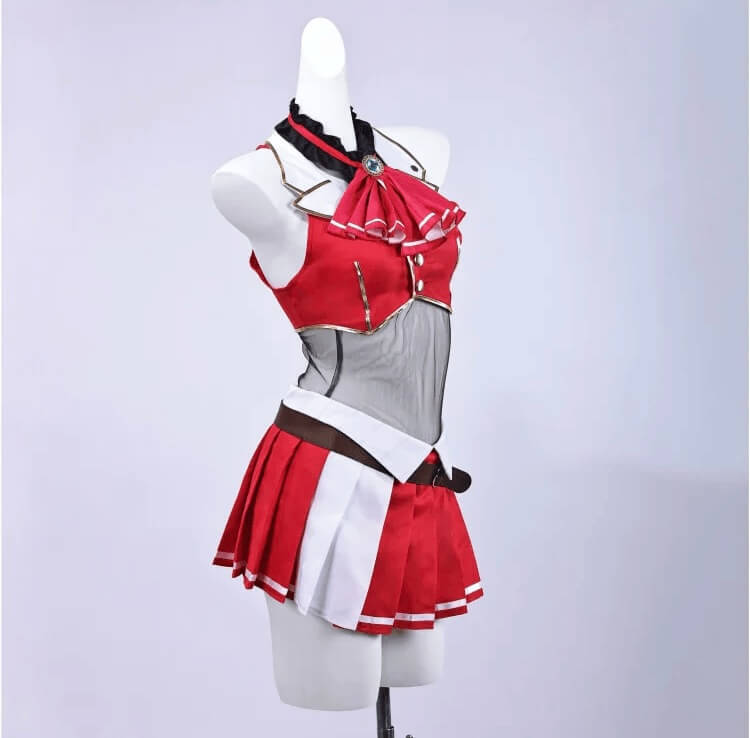 Japanese Anime Houshou Marine petite-, tall-, plus-, size Classic Cosplay Costume Outfit Full Set Wig Hololive Holo Vtuber Halloween Xmas costumes in black white red