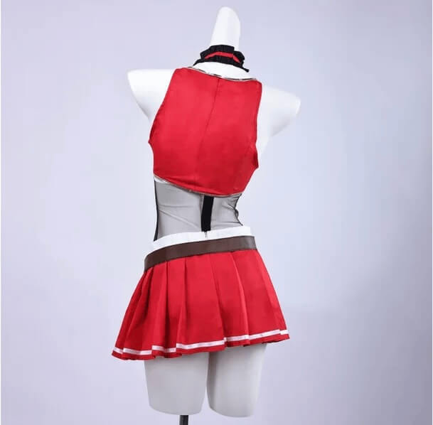 Japanese Anime Houshou Marine petite-, tall-, plus-, size Classic Cosplay Costume Outfit Full Set Wig Hololive Holo Vtuber Halloween Xmas costumes in black white red