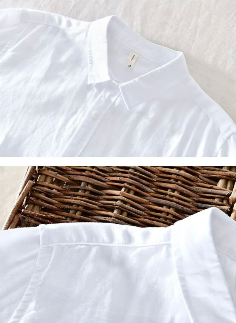Men’s pure cotton Linen short half sleeves thin loose breathable casual solid color Shirts for man in yellow, white, light-, Gray grey, blue, Mens spring summer fall autumn vacation getaway holiday fashion style Cs