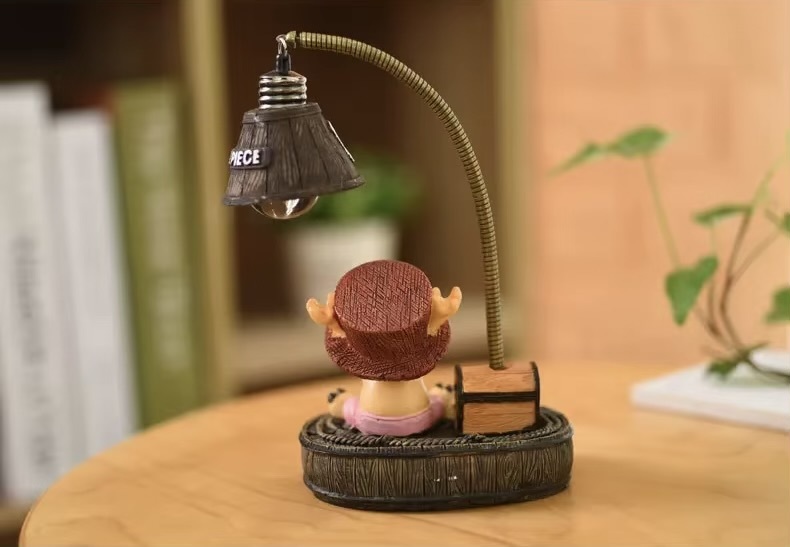 Japanese One Piece Luffy Chopper 3D LED Night Light, Anime Desktop Lamp for Study Office Home Decor - Cool Birthday Christmas Gift for Fans Men Women gifting ideas