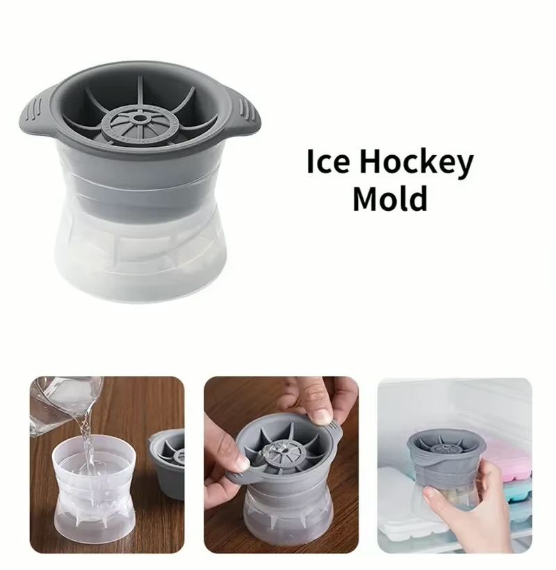 Sphere Ice Cube Maker 5cm    DIY ice cream ball round ice-molds makers Home and Bar Party Kitchen whiskey cocktail form cooler champagne drinkware accessories in Gray grey