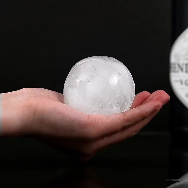 Sphere Ice Cube Maker 5cm    DIY ice cream ball round ice-molds makers Home and Bar Party Kitchen whiskey cocktail form cooler champagne drinkware accessories in Gray grey