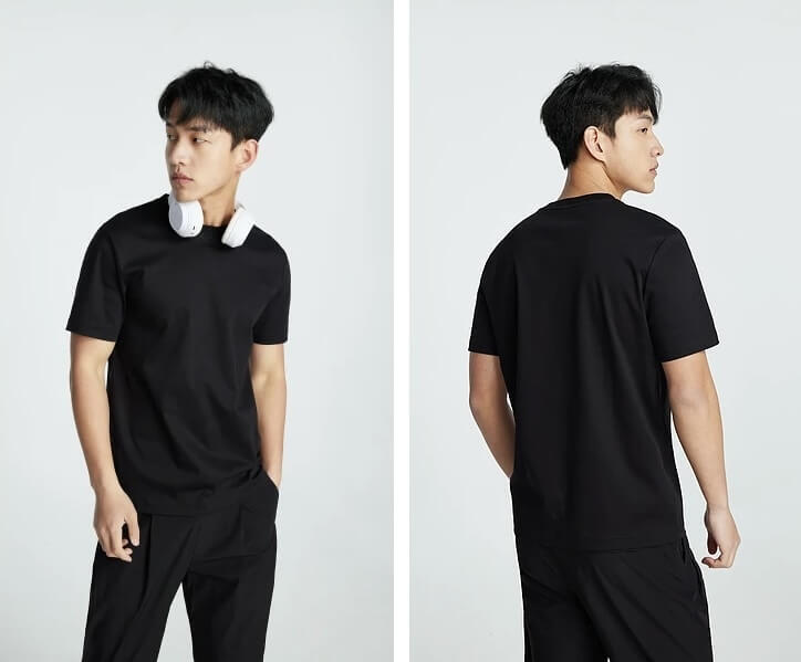Men's man mens small-, tall-, plus-, size 100% Cotton knitted crewneck short sleeves plain wear-resistant comfort o-neck casual version soft Tops Breathable Summer crew neck t-shirts in black