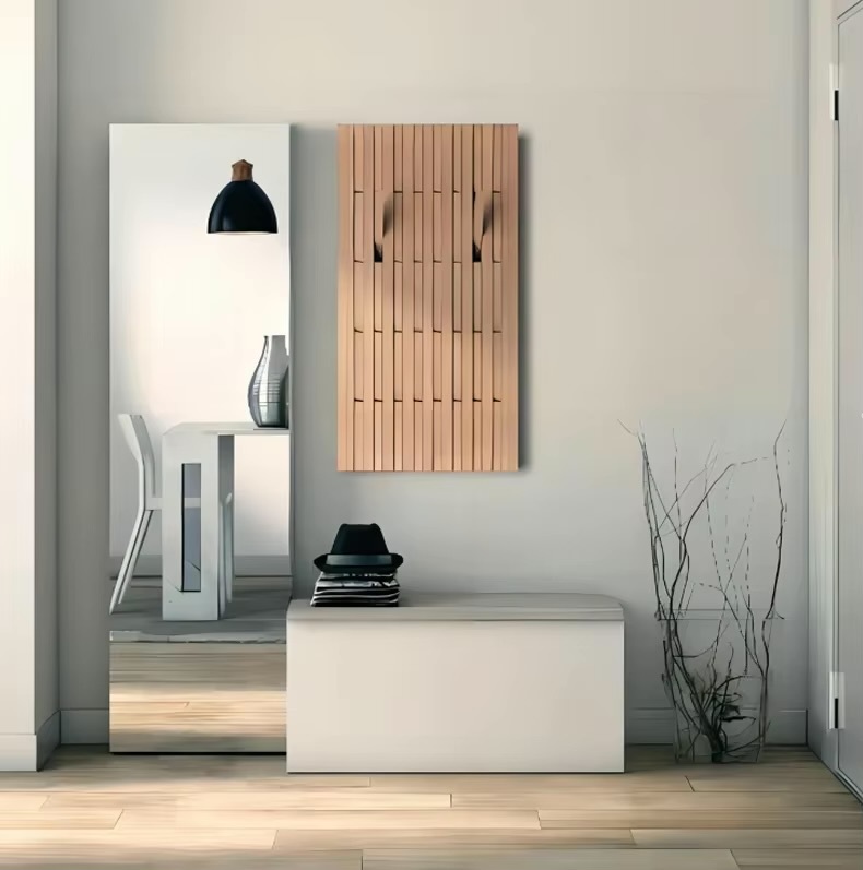 Coat Rack Wall Hanger    Multilayer creativity clothes wood racks hooks Entryway hallway entrance Living room bedroom bathroom sauna wooden coats hangers Closet home furniture