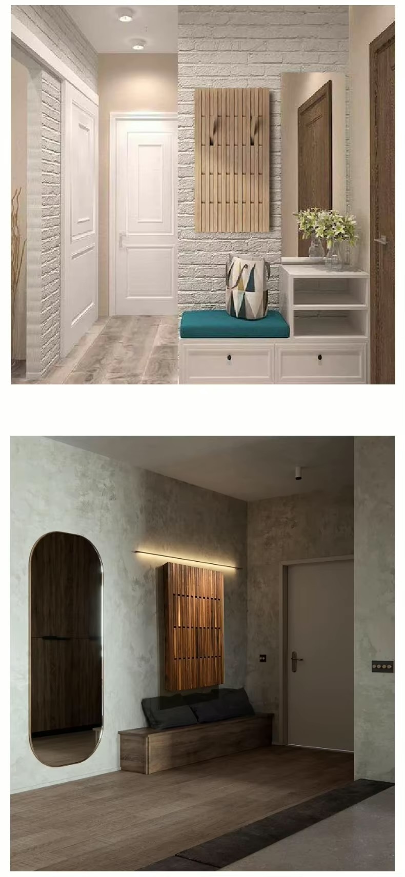 Coat Rack Wall Hanger    Multilayer creativity clothes wood racks hooks Entryway hallway entrance Living room bedroom bathroom sauna wooden coats hangers Closet home furniture