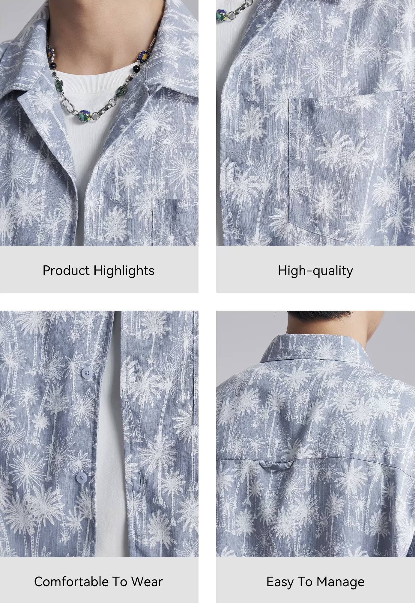 Men&rsquo;s man mens petite-, tall-, plus-, size Graphic Hawaiian Coconut palm Tree Print Short half Sleeves turn-down collar Summer Thin Refreshing Casual Beach vacation holiday getaway Spring Summer Fall And Autumn Shirt Trending casual shirts in Apricot beige
