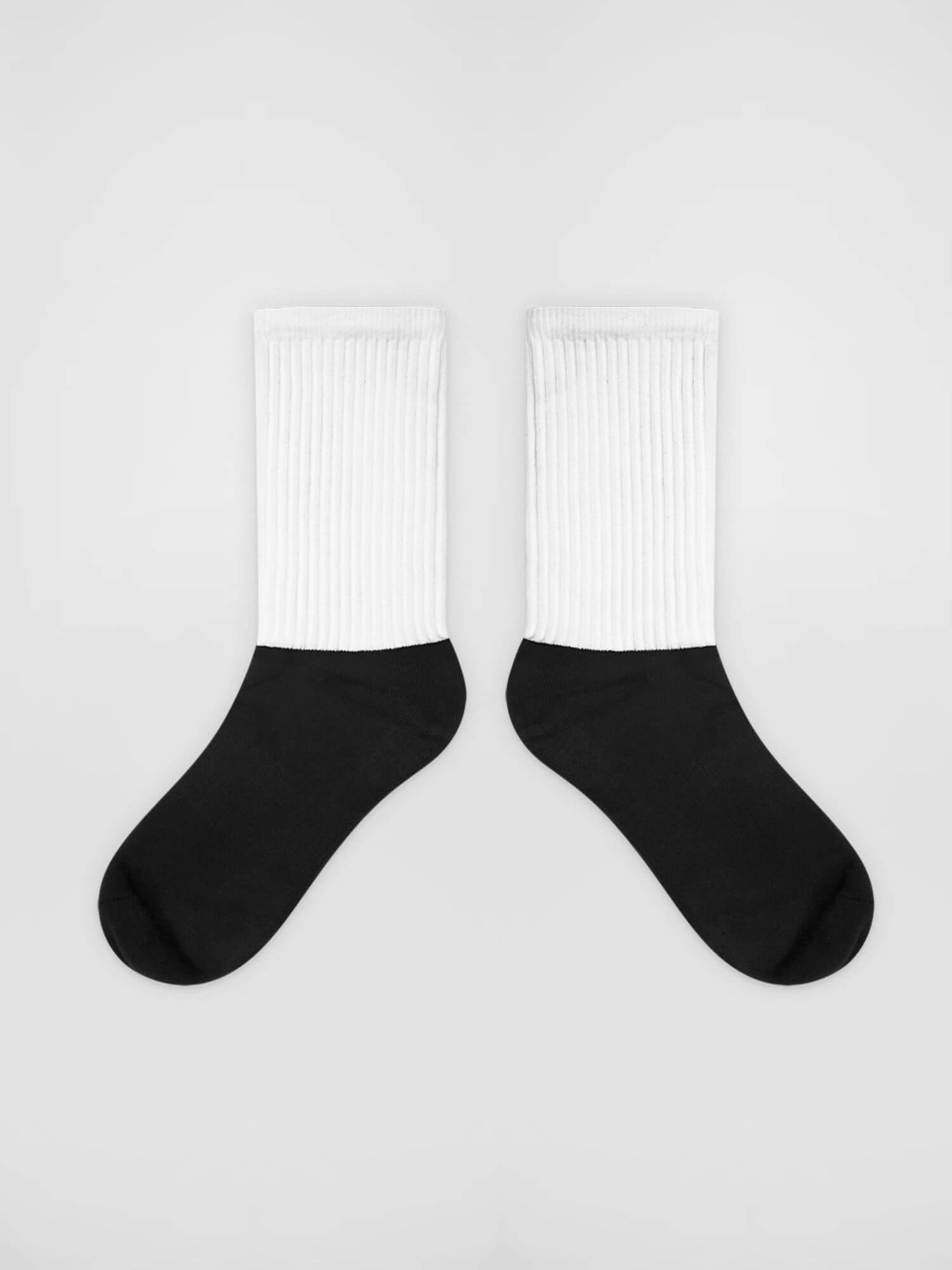 Rainbow Socks Genderful Men’s Women’s unisex anywear ribbed footwear for man woman in white with black inner soles Womens Mens lgbtq+ multicolor mid-calf tall-, plus-, size Sox 