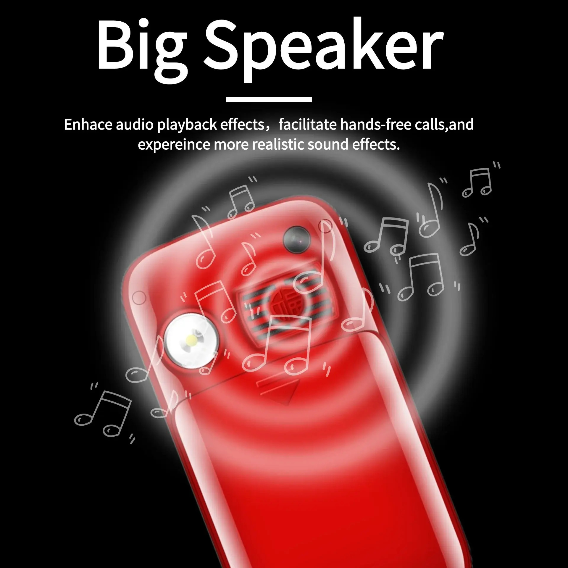 Senior Flip Big Button Dual Display Mobile Phone For Elderly Two SIM Card Large Button Speed Dial Flashlight FM Radio Push Button SOS Call cellular phones in black, red
