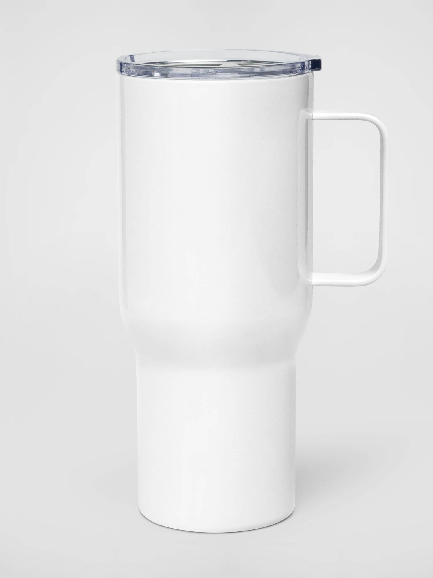 Engagement Travel Mug    with handle and lid Stainless steel Outdoors Fitness Sports Activewear Marriage Wedding gifts Mugs Gifting party celebration Drinks containers in white with multi color MISS 2 (to) MRS letter design and gold diamond ring