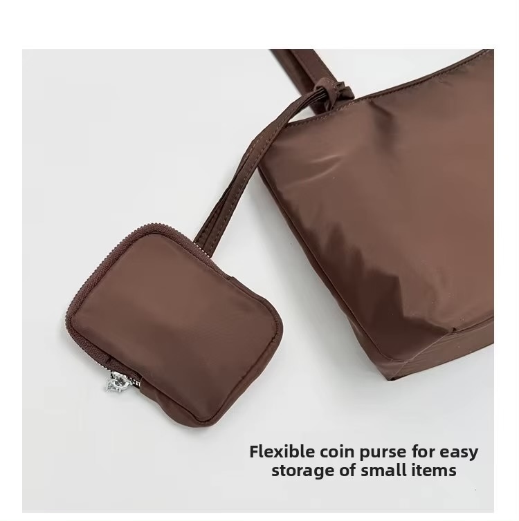 Women&rsquo;s woman womens Korean design Summer faux suede shoulder tote handbag hand bag with shoulder strap Vacation Beach Tote Party Wedding Evening Party Luxury Design bags in brown color