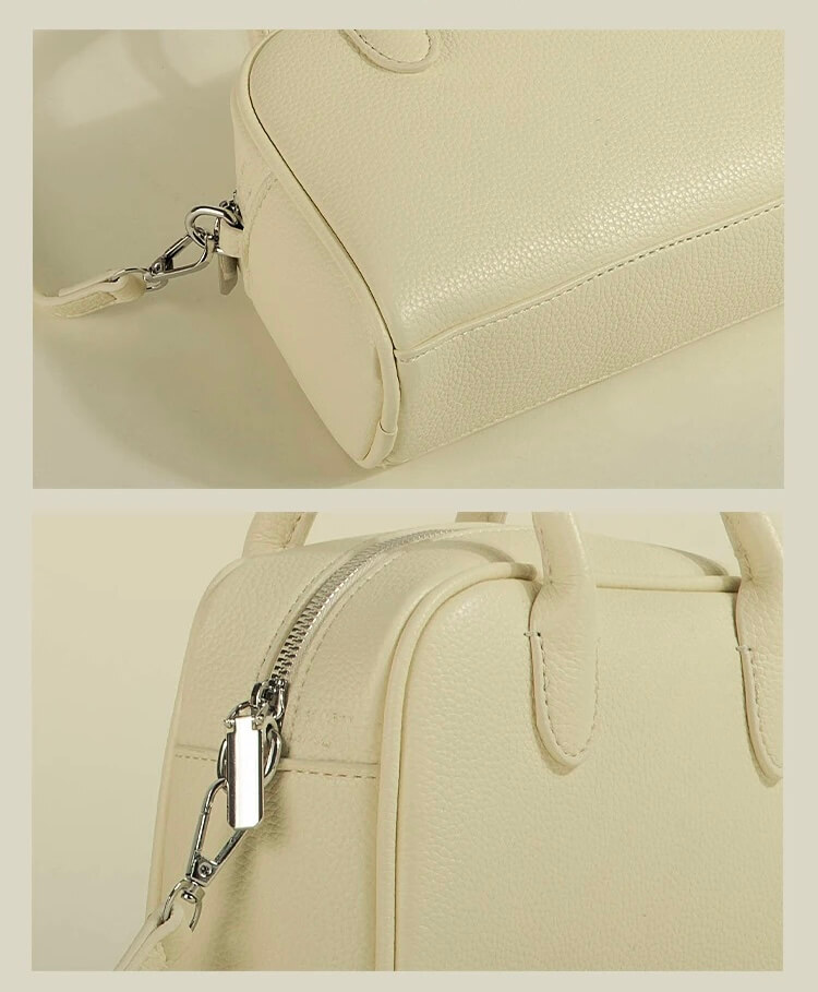Women's woman womens Work MuziKai Crossbody Trendy Small Square PU Leather Handbag Fashionable bags in Beige
