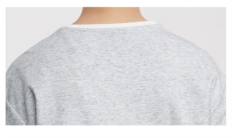 Men’s man mens petite-, tall-, plus-, size Fake Two-piece Retro Mandarin collar crewneck Henry Collar Knitted Short-sleeves Summer T-shirt American Solid Color round O-neck Casual Pullover T-Shirt Tops T-Shirts in light Gray grey blue