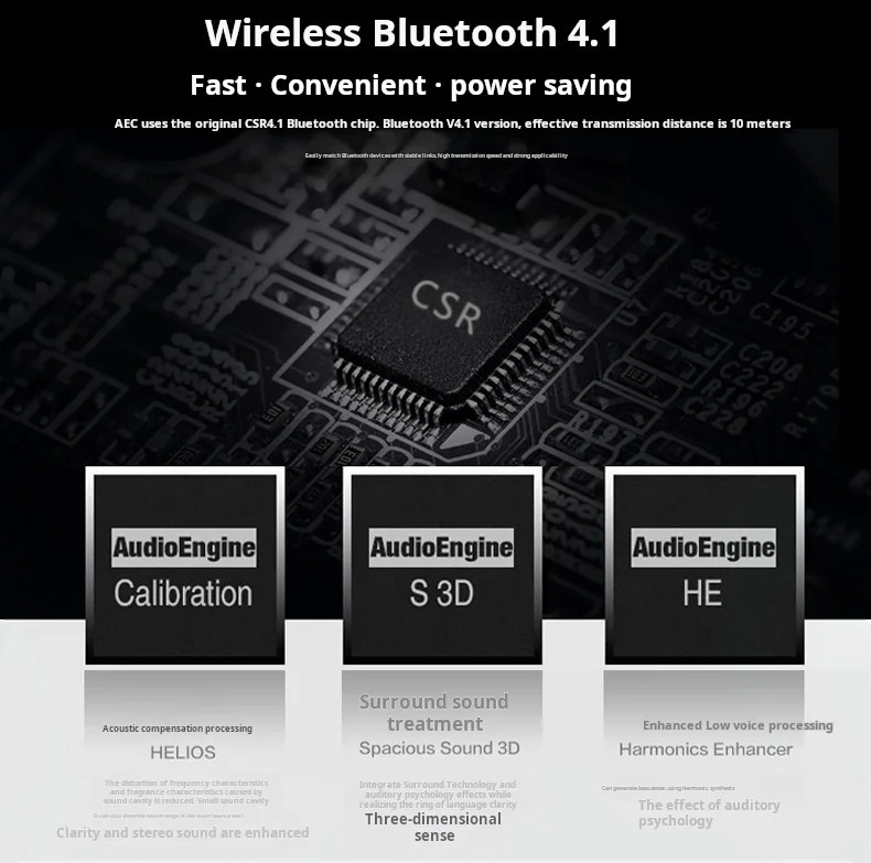 BQ618 Wireless Bluetooth Earphones Microphone Headset Personalized Sports And Gaming Earphones Call answering Suitable For IOS and Android headsets in white, blue, black