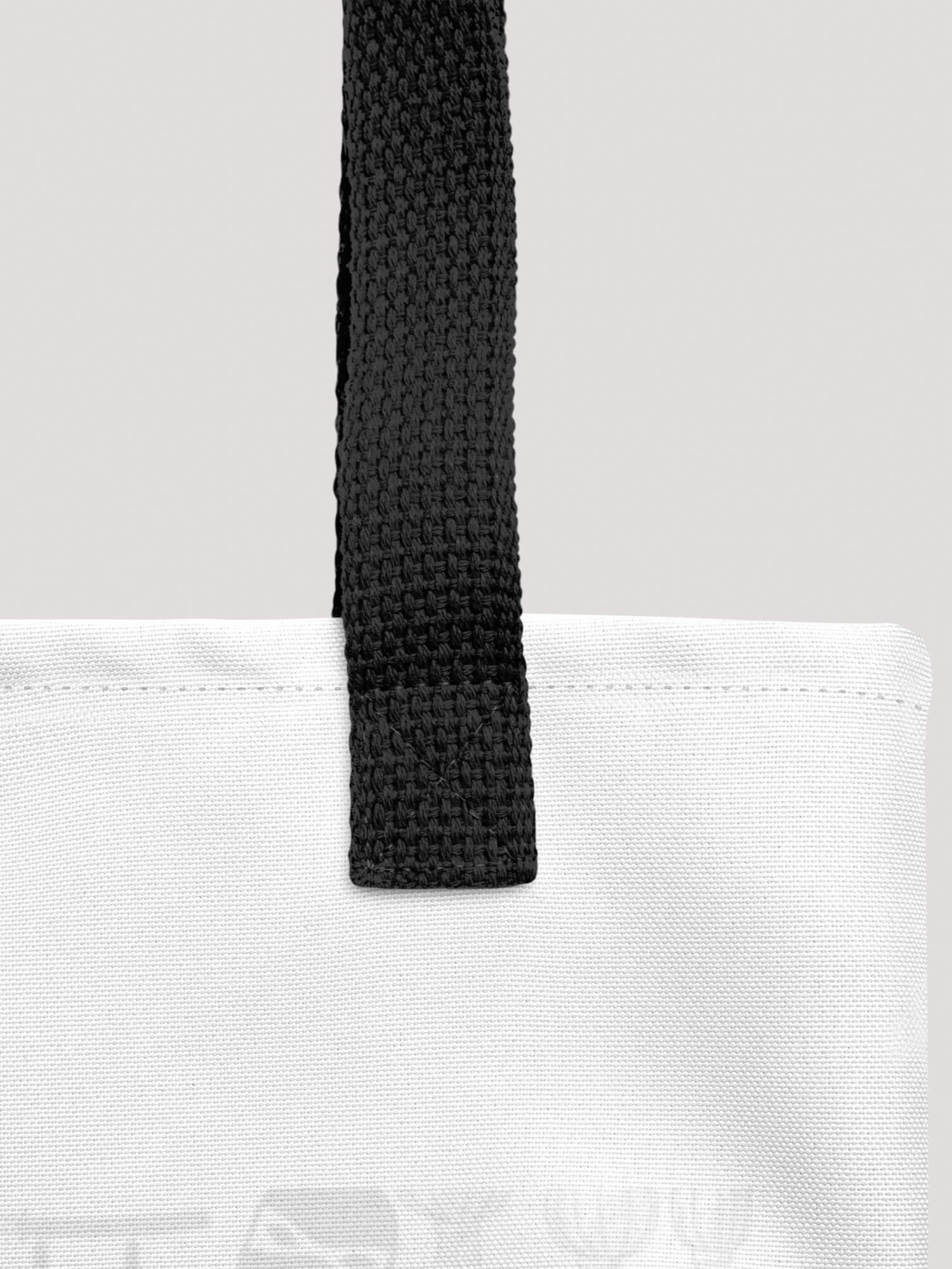 7th Anniversary Tote Bag   miteigi Logo birthday branded product item products brand items luggage everyday use shopping beach bags White with black gray blue multicolor design baggage