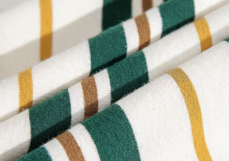 Men&rsquo;s man mens petite-, tall-, plus-, size Japanese-style clothing. Trendy retro color-blocked striped loose-fitting versatile short half sleeves with drop shoulder embroidered graphic logo crewneck, Summer Crew Neck Loose Street Fashion Breathable embroidery round O-neck Casual Pullover T-Shirt Tops T-Shirts in green with multi accent color