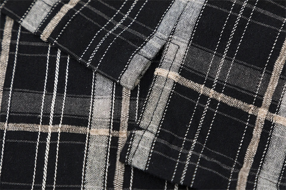 Women’s woman womens petite-, tall-, plus-, size Japanese Harajuku Female Plaid Elegant turn-down collar button-up irregular hem two twin Distressed holed ripped frayed Shirts and Blouses Korean Luxury Clothes Y2K Vintage Tops in white with black accent