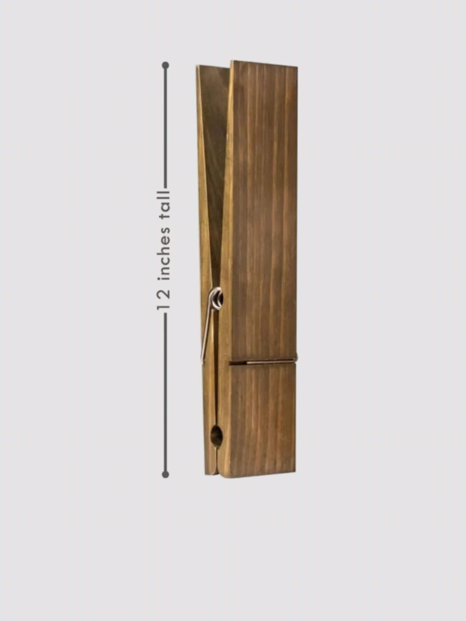 Giant Wooden Towel Clip   Decorative wood clothespin rack for Bathroom, Hook accessories Towels clips racks Large clothespins with easy-grip Velcro wall mount hooks